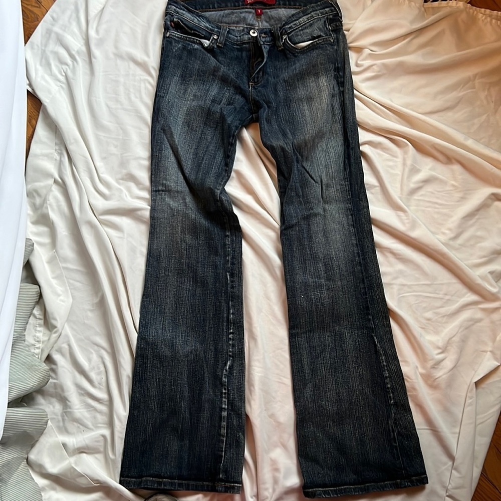 Just USA jeans flare/ boot cut boyfriend  sz 9